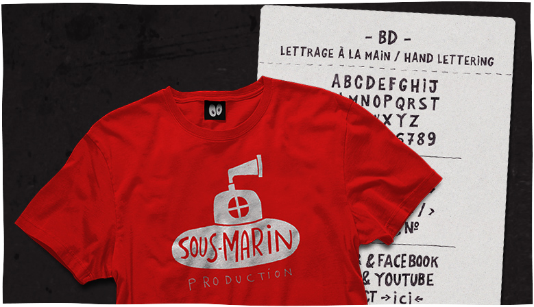 Sous marin Production Font Gratuite!