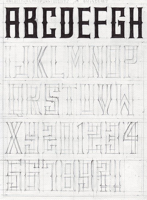 type western freehand - croquis