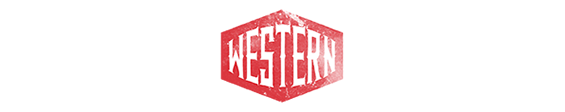 Typeface type western freehand