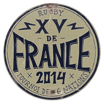 Sous-verre retro Quinze de France