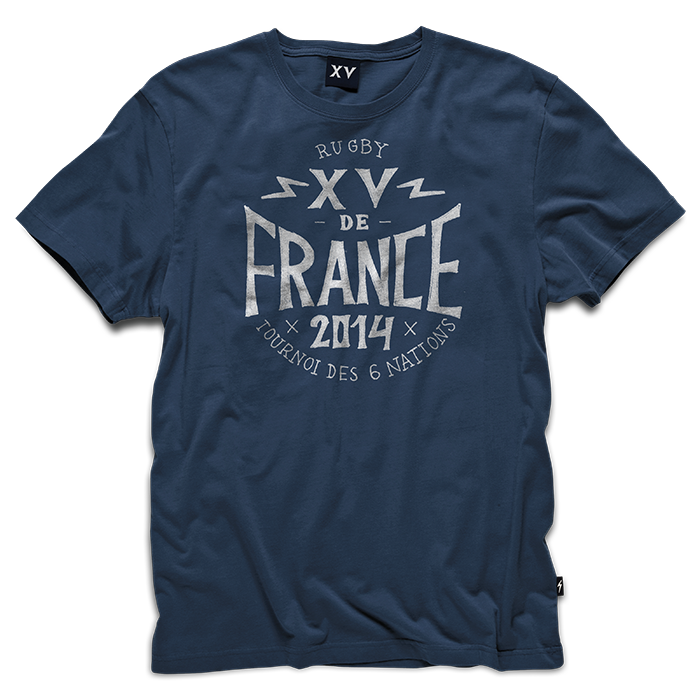 t-shirt xv de France - non officiel -