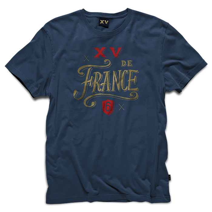 t-shirt xv de France - non officiel -